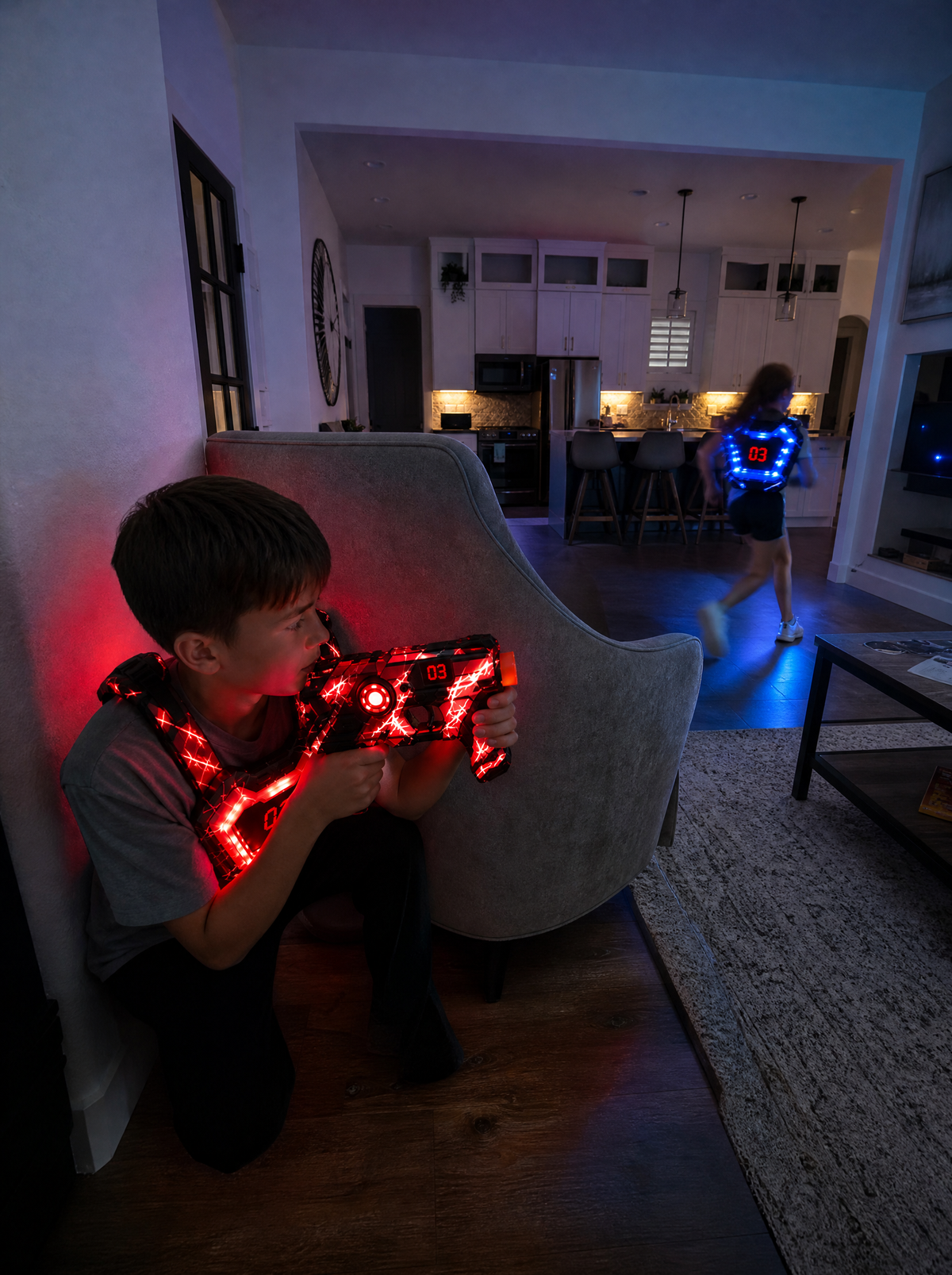 Lights off game on