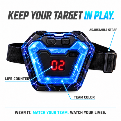 LED chest vest features